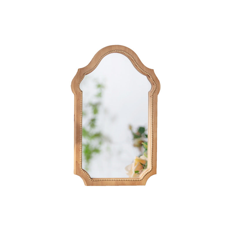 Boho Vintage Style Wooden Wall Mirrors