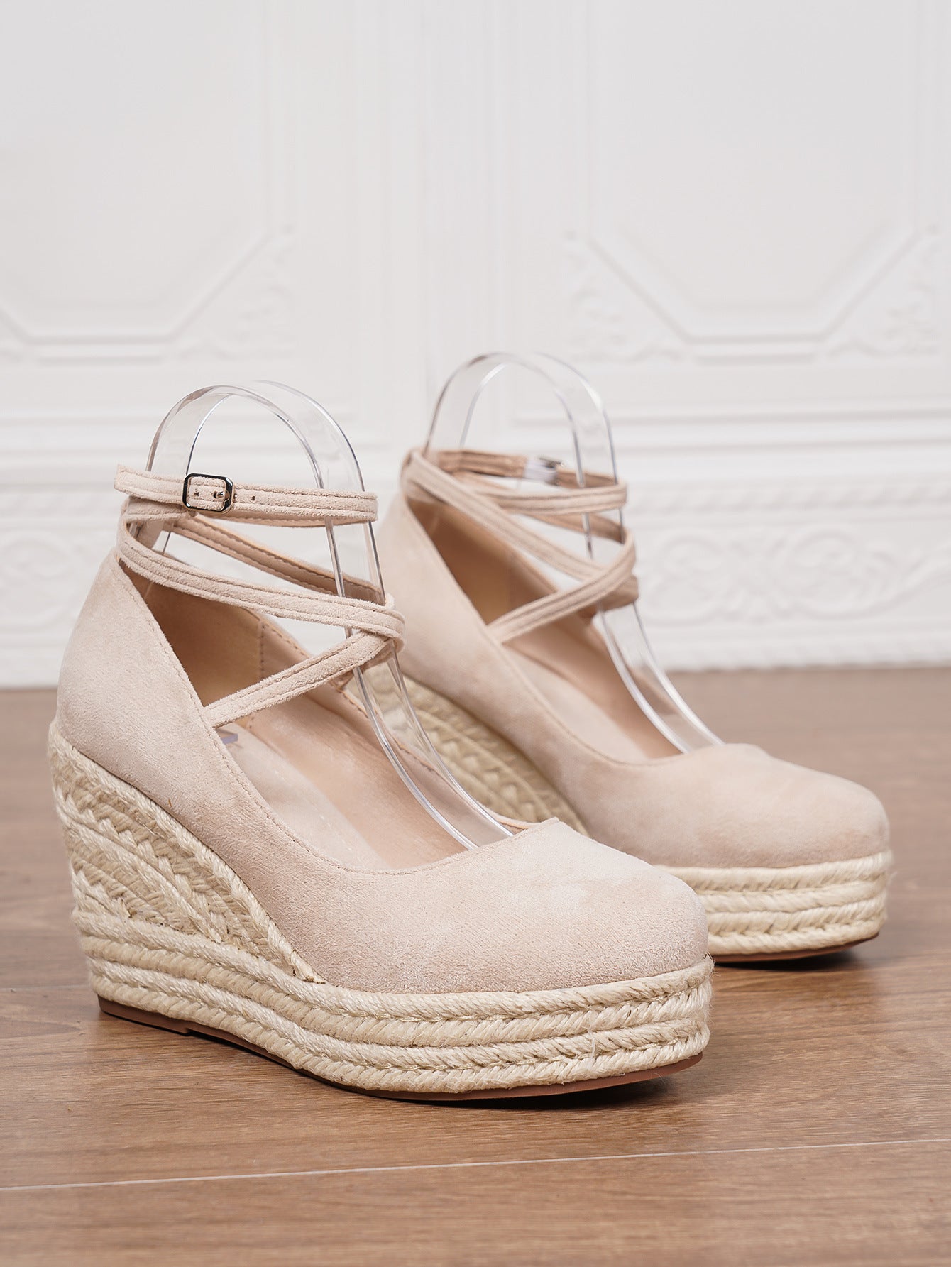 Boho Woven Wedge Heels