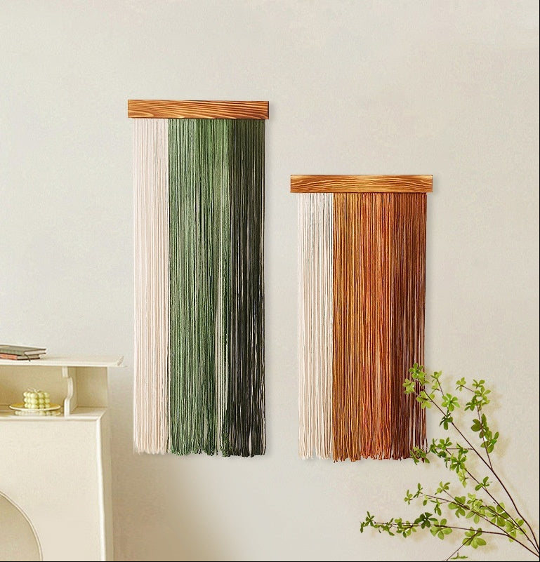 Boho Wooden Macrame Wall Decoration