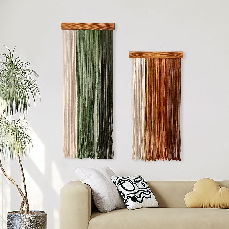 Boho Wooden Macrame Wall Decorations
