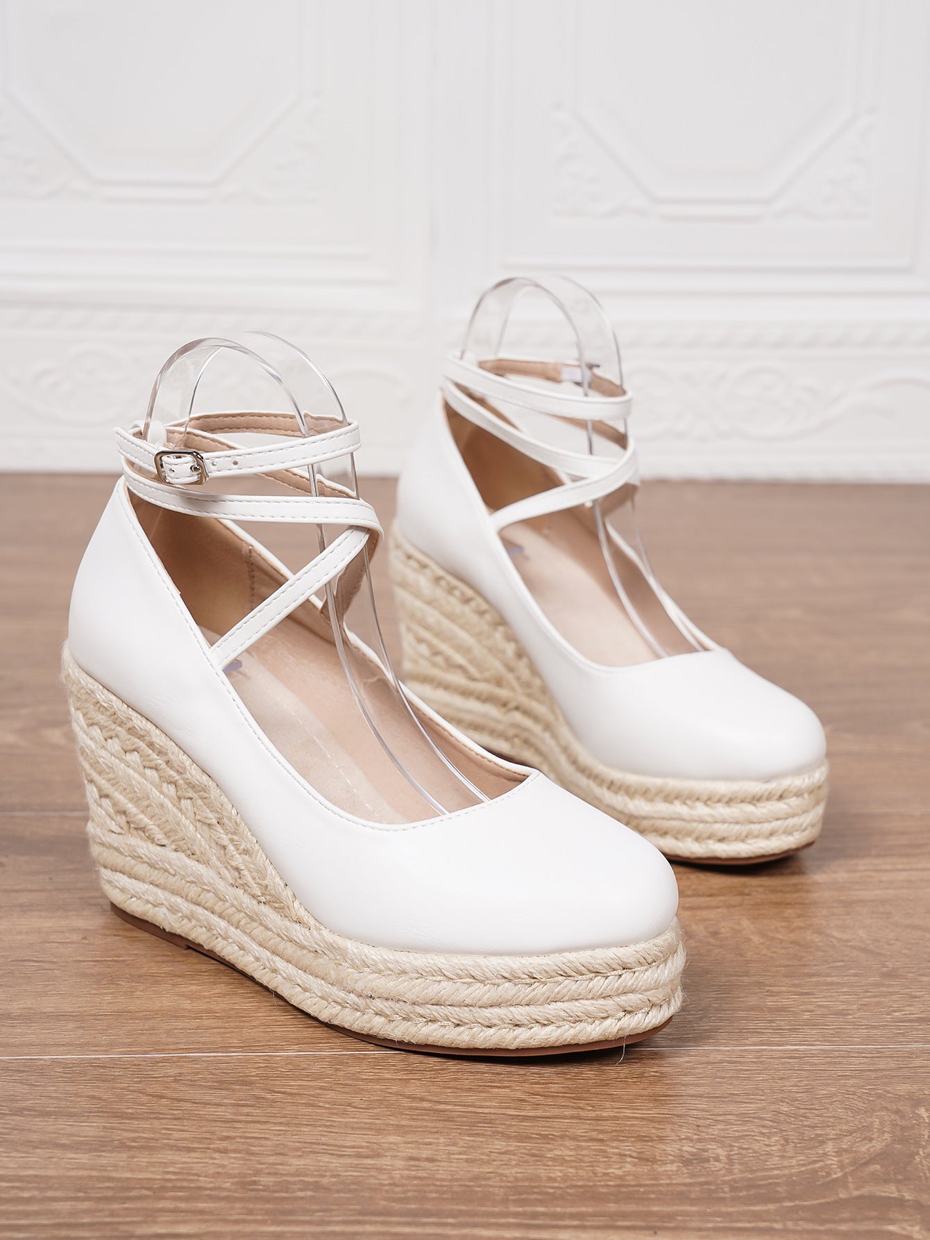 Boho Woven Wedge Heels