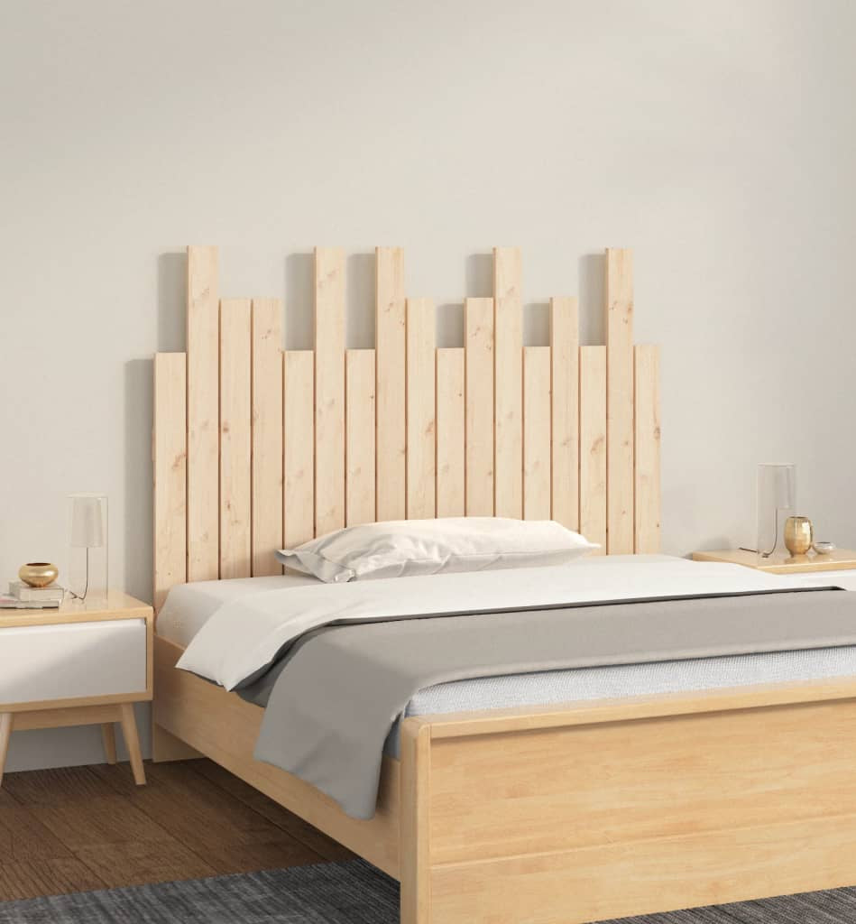 Brown Geometric Bohemian Wall-Mounted Headboard