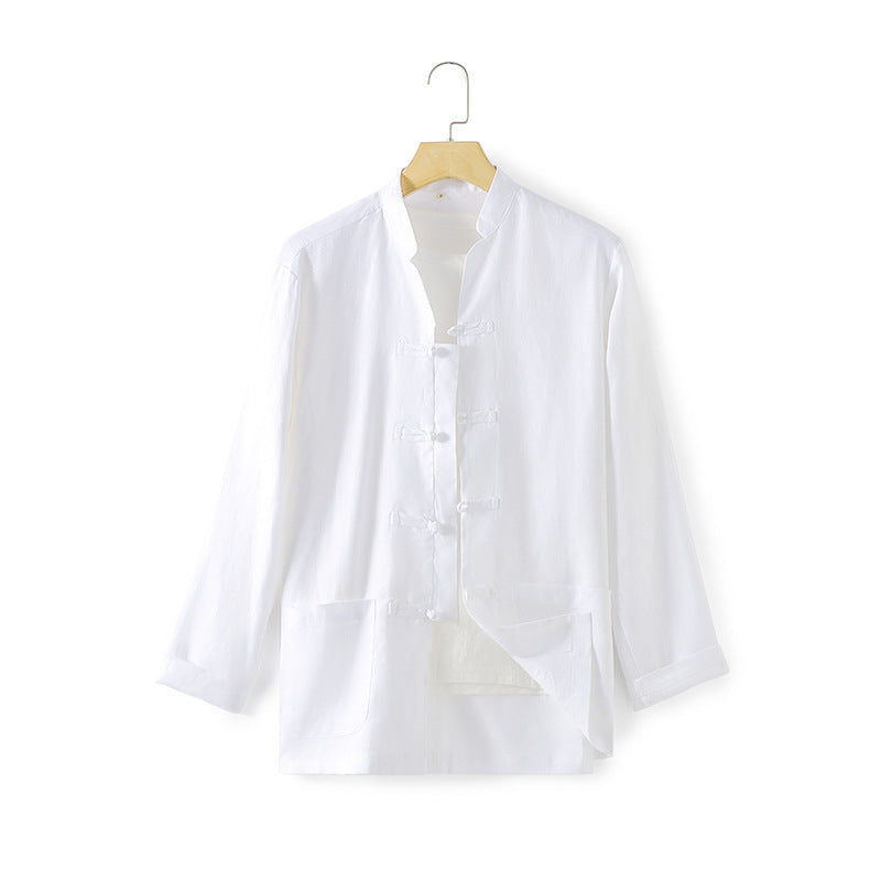 Casual Baggy Long Sleeve Boho Shirt for Men
