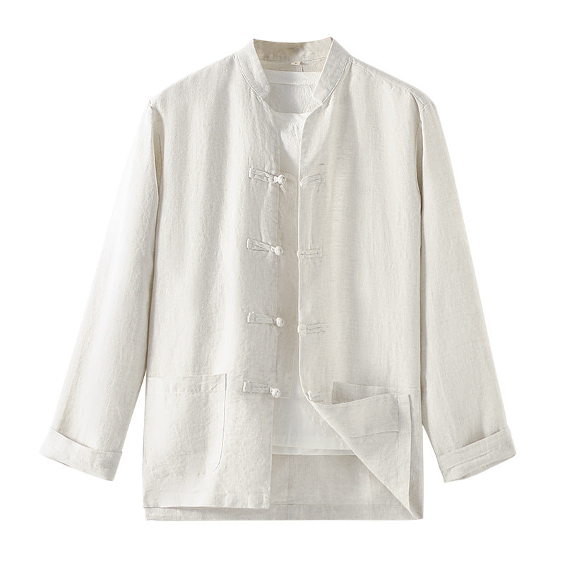 Casual Baggy Long Sleeve Boho Shirt for Men