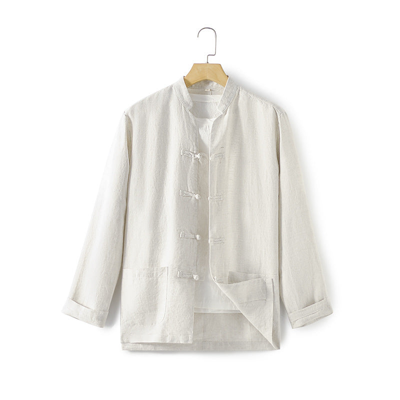 Casual Baggy Long Sleeve Boho Shirt for Men