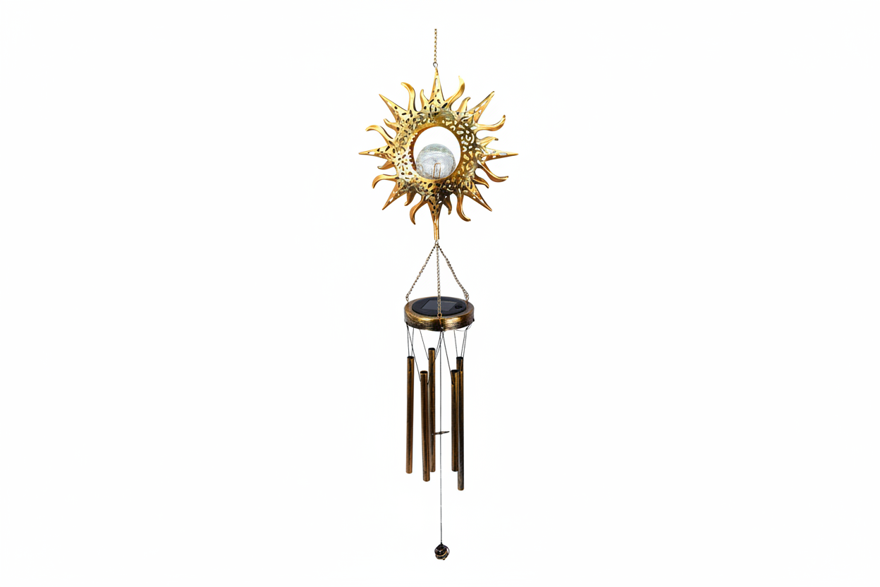Celestial Wind Chimes with LED Lights