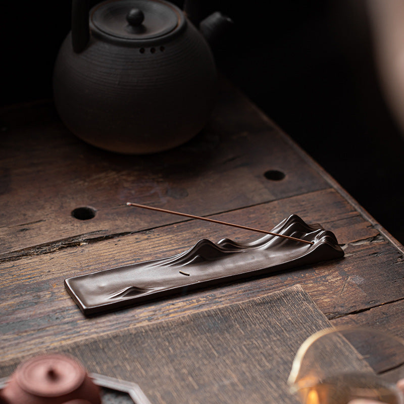 Ceramic Mountain Shape Incense Burner