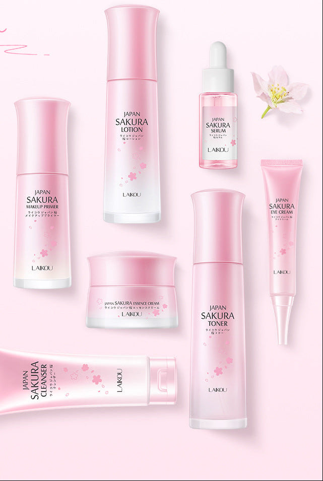 Cherry Blossom Sakura Skin Care Gift Set - Moisturizing And Hydrating