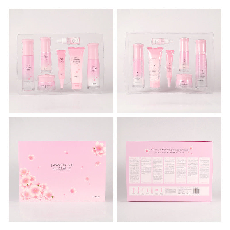 Cherry Blossom Sakura Skin Care Gift Set - Moisturizing And Hydrating