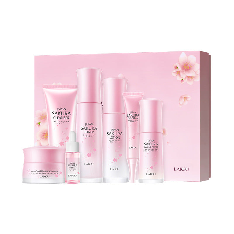 Cherry Blossom Sakura Skin Care Gift Set - Moisturizing And Hydrating