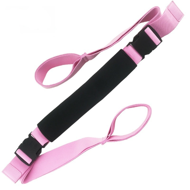Dual Color Plastic Buckle Yoga Straps