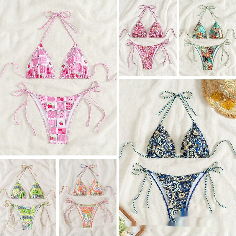 Colorful Boho Patterned Bikini Sets