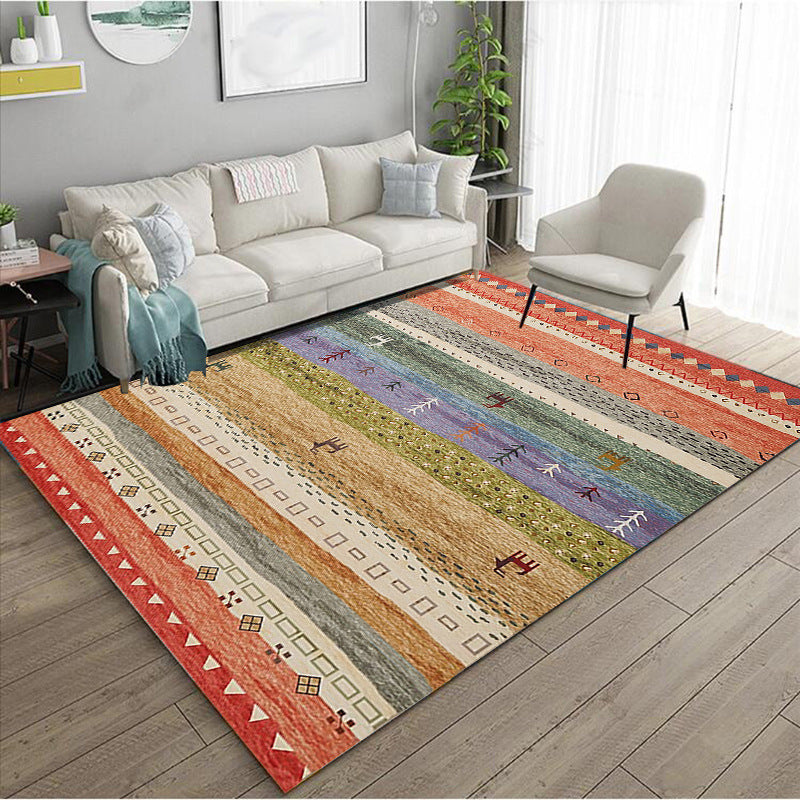 rainbow Colorful Boho Persian Rug