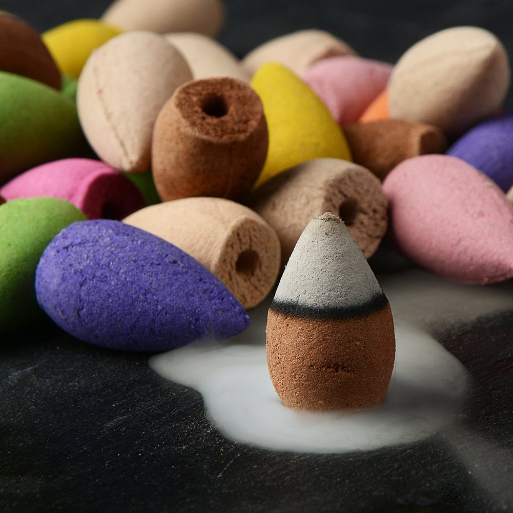 Colorful Mixed Scents Backflow Incense Cones