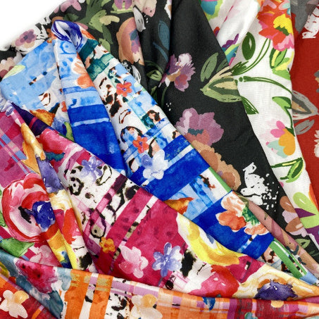 Colorful Printed Boho Bandana for Women