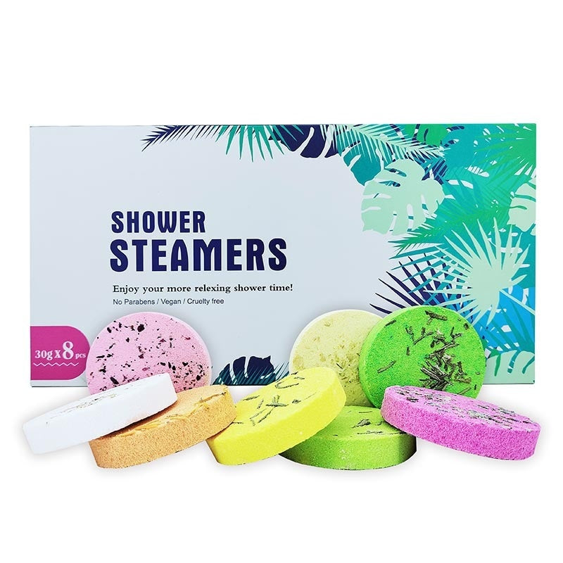 Colorful Shower Steamer Tablet Pack of 8 Pcs
