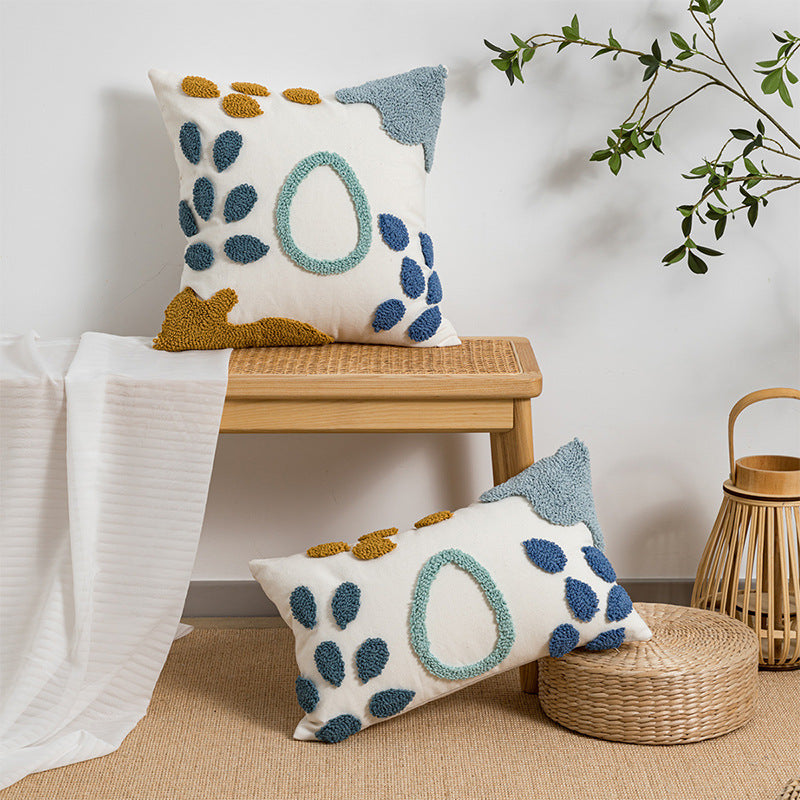 Colorful Tufted Pillowcase