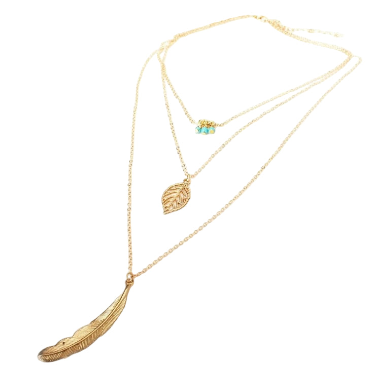 Dainty Layered Necklace Boho Style