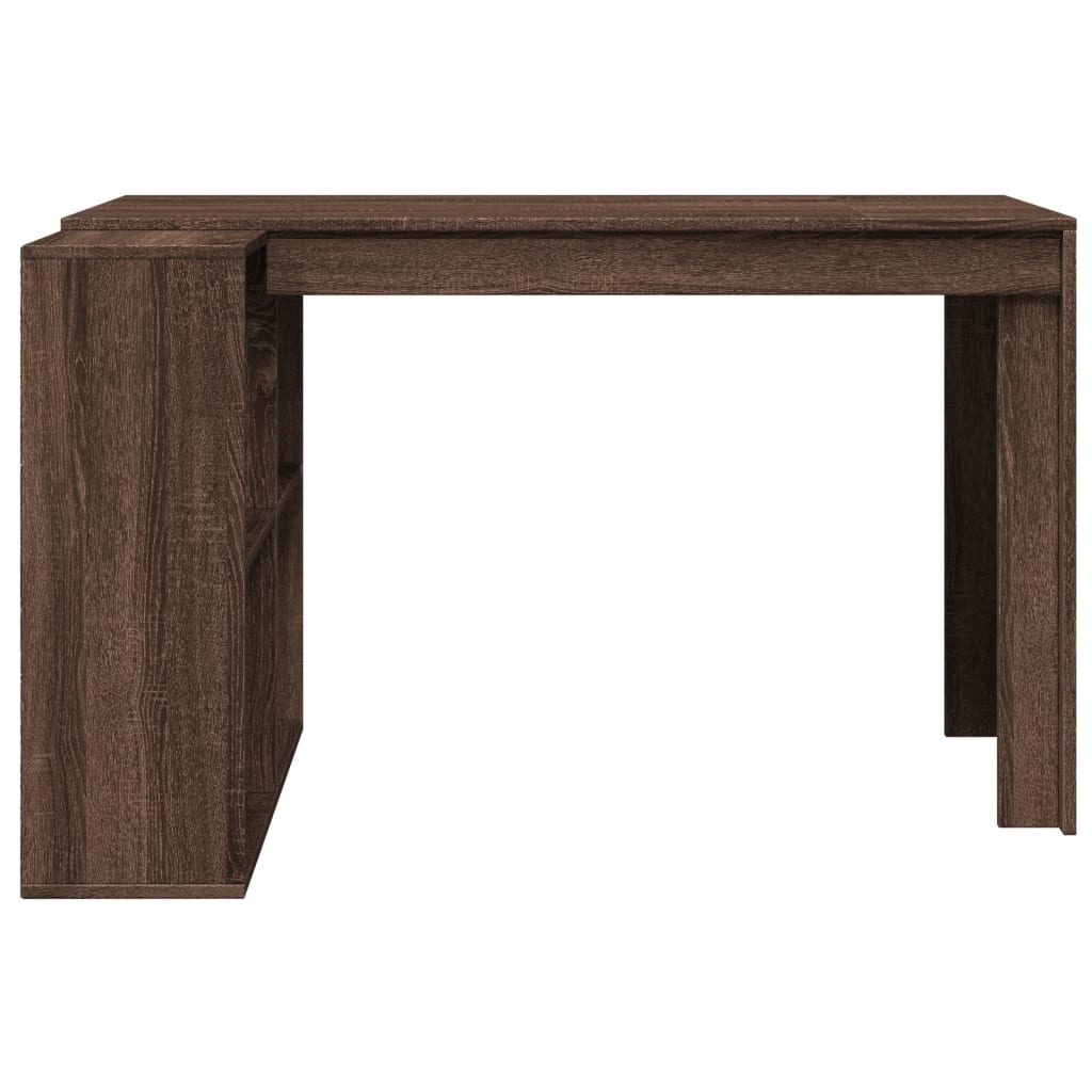 Dark Brown Desktop Computer Desk