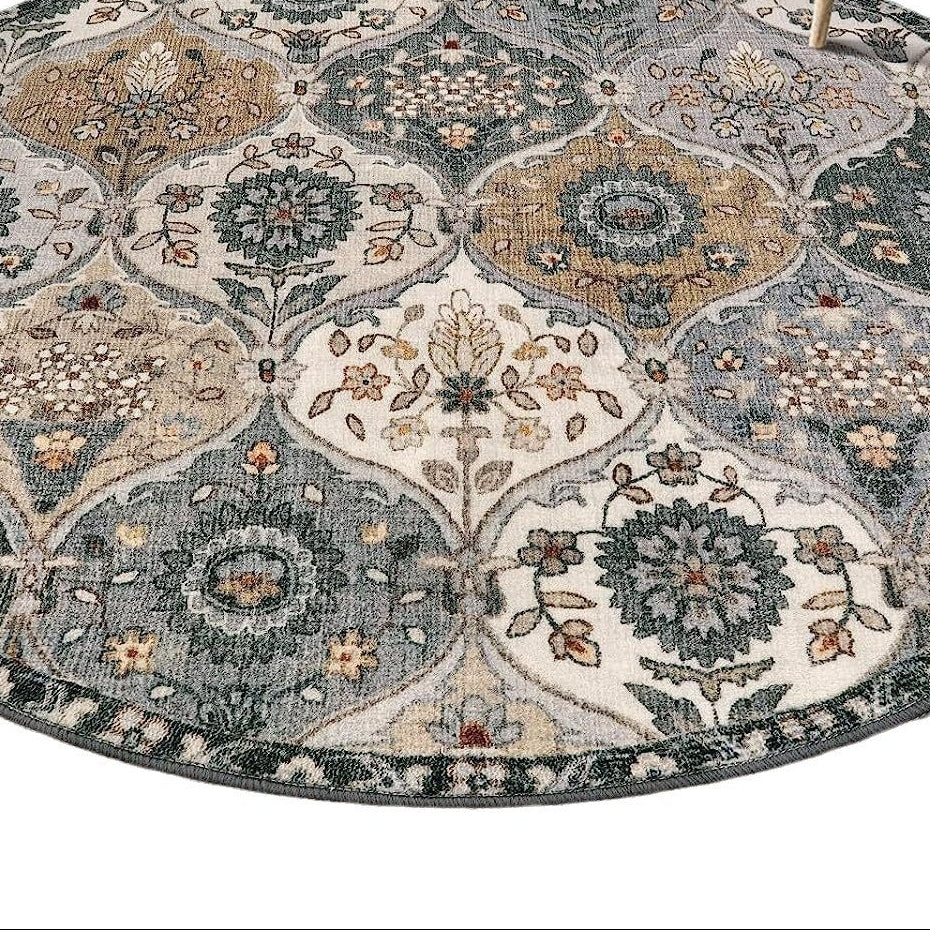 Decorative Round Bohemian Rug