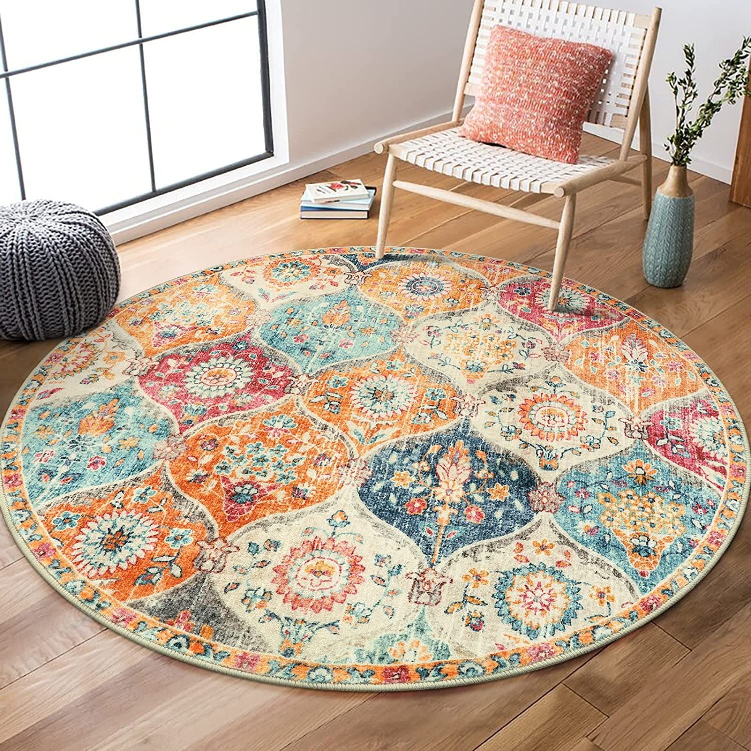 Decorative Round Bohemian Rug