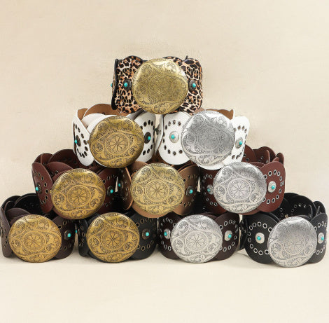 Western Disc Belt for Women