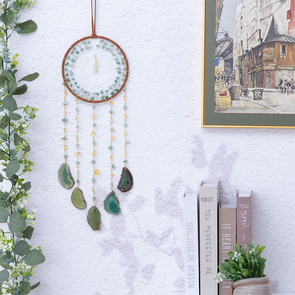 Dream catchers with Geodes, Crystals and Beads