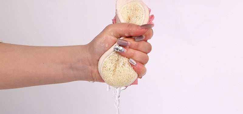 Flat Mesh Pouf Loofah Shower Sponges