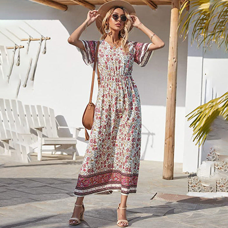Floral Bohemian Long Dress