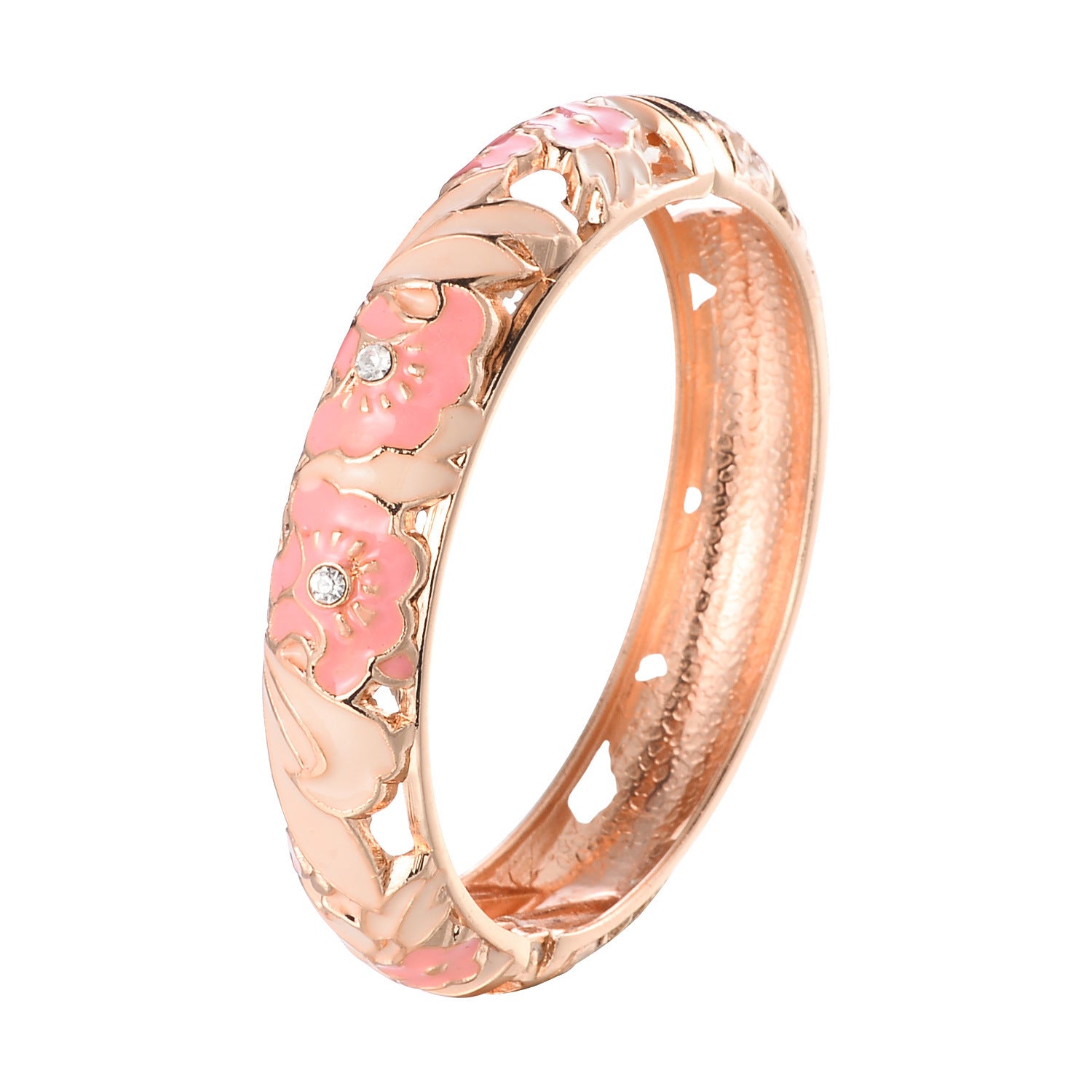 Flower Metal Cuff Bracelet