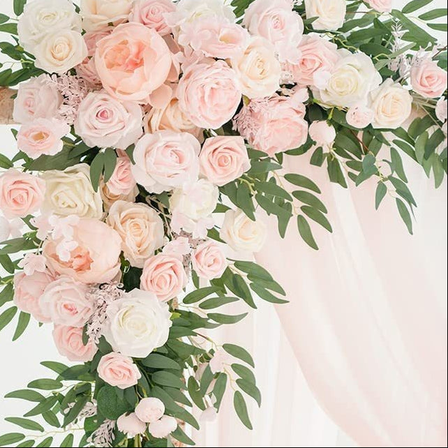 Boho Wedding Arch Flower Decorations and Drapes Set