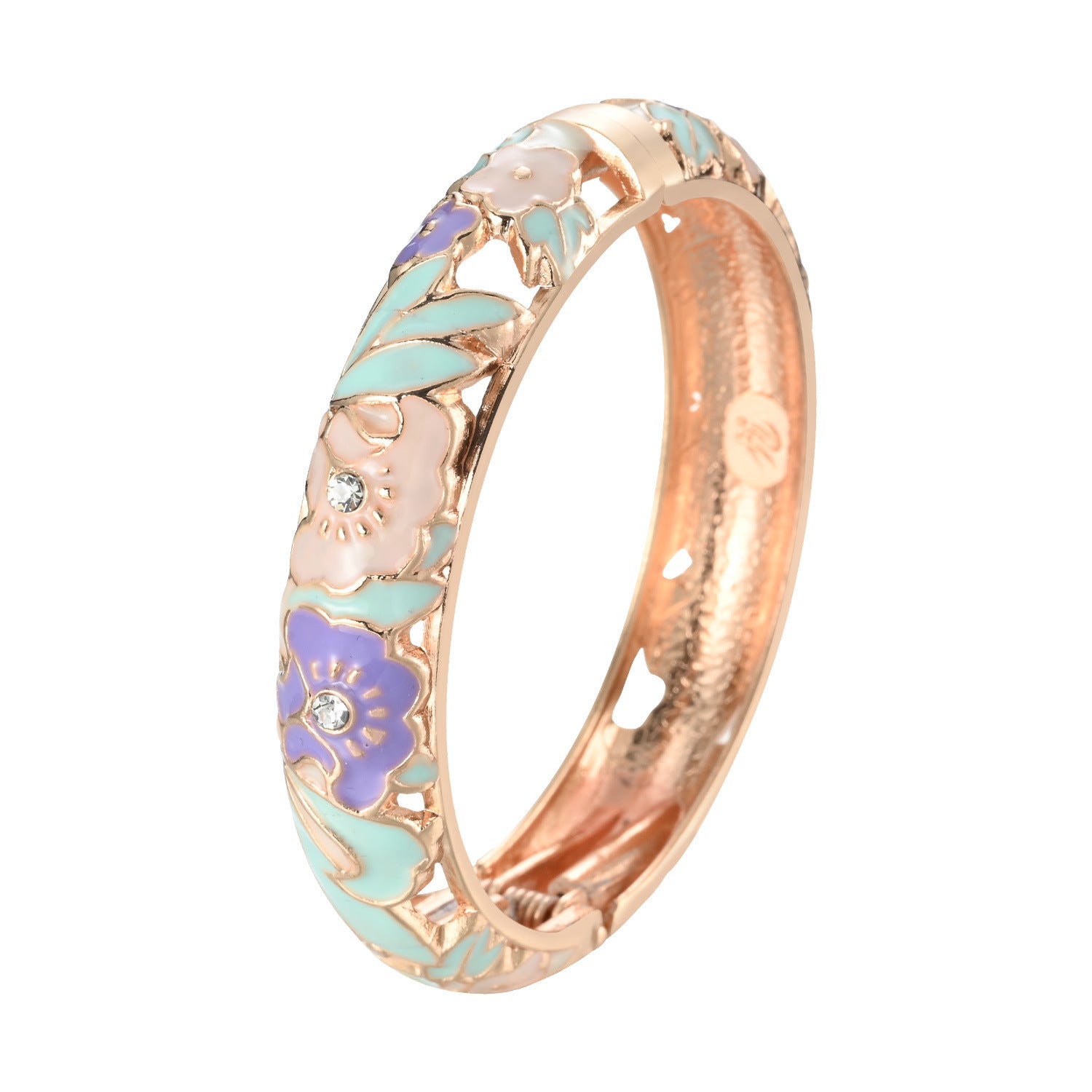 Flower Metal Cuff Bracelet