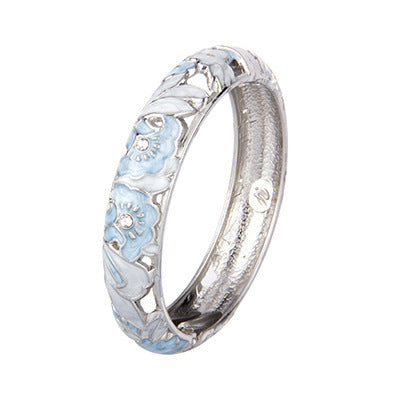 Flower Metal Cuff Bracelet