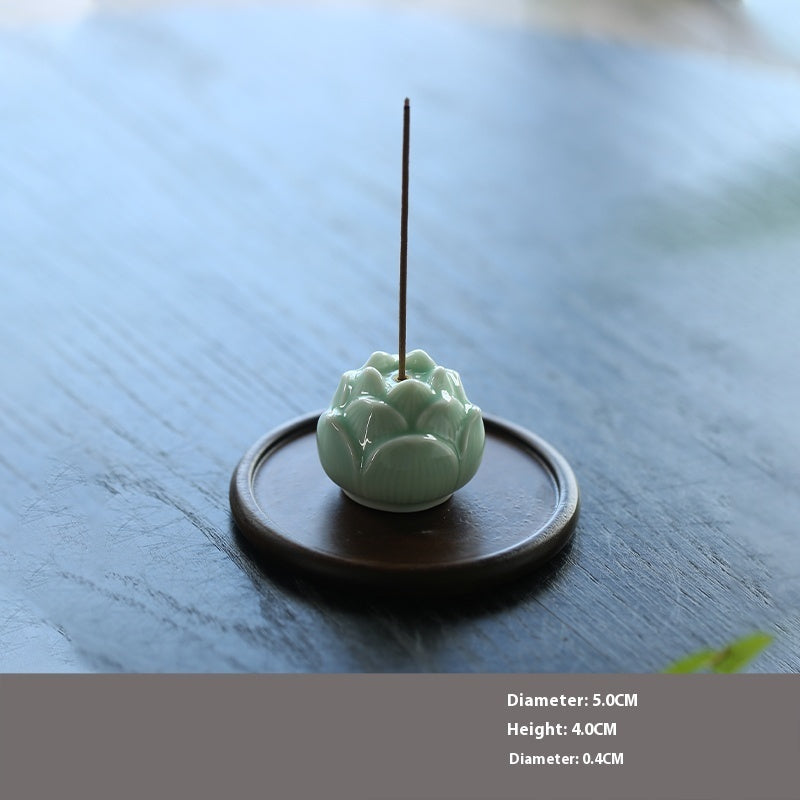 Ceramic Flower Shape Incense Burners