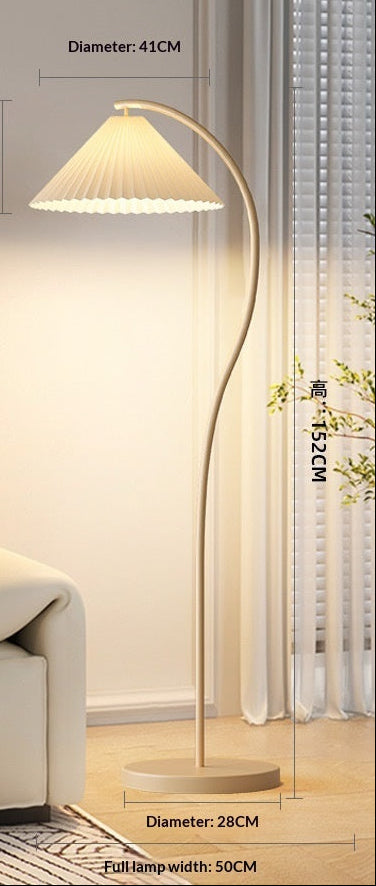 French Retro Cream Floor Lamp