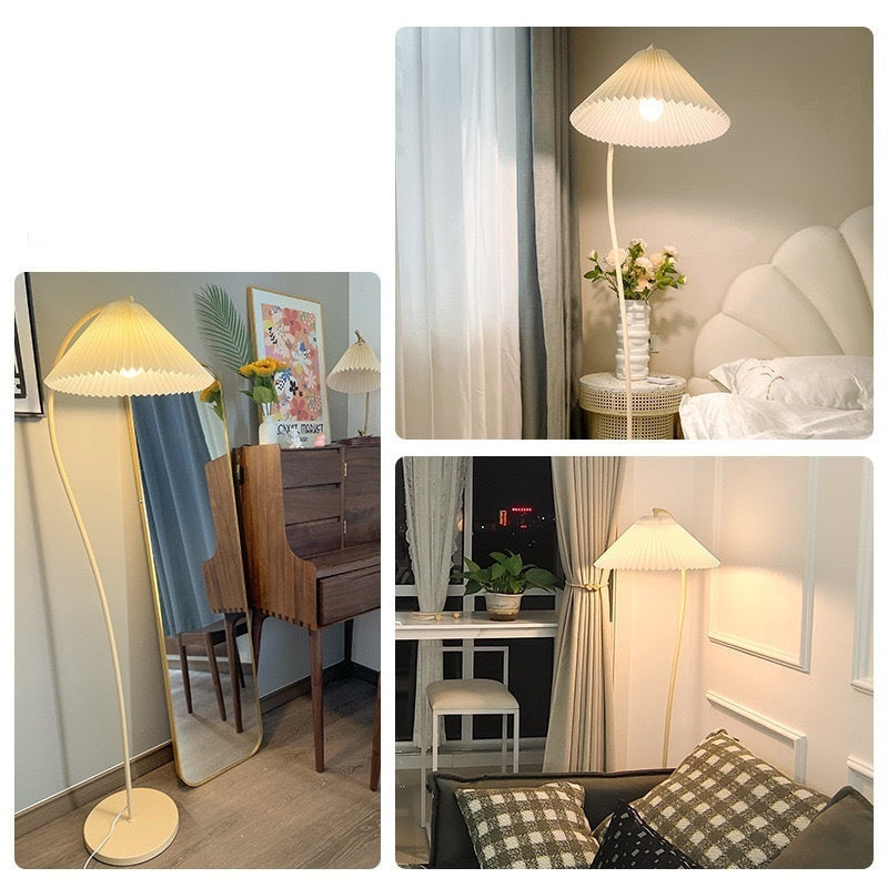 French Retro Cream Floor Lamps