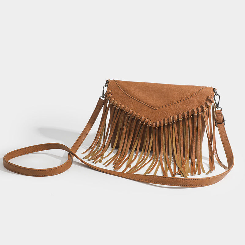 Fringed Crossbody Purse Boho Style
