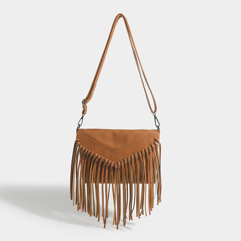 Fringed Crossbody Purse Boho Style