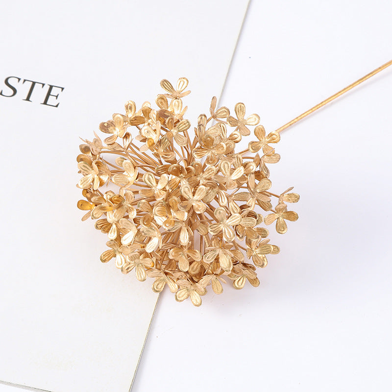 Gold Artificial Flower Decor