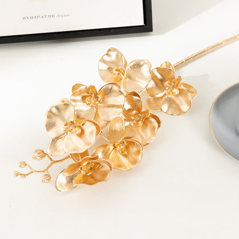 Gold Artificial Flower Decor