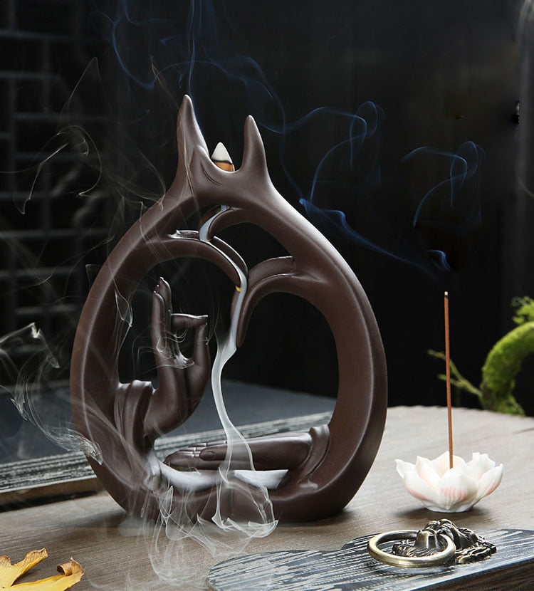 Buddha Hand Incense Waterfall