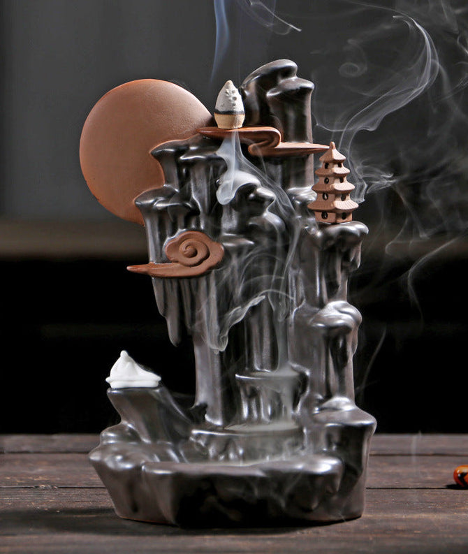 Japanese Landscape Incense Cone Waterfall