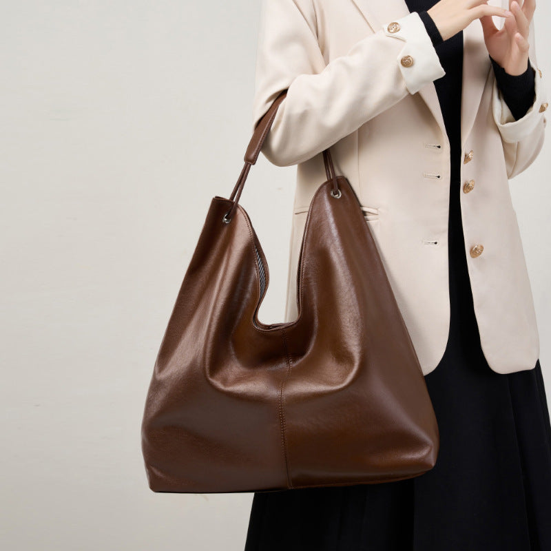 Large Leather Tote Bag
