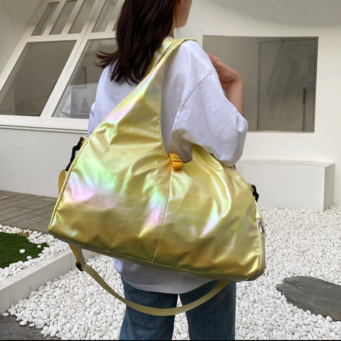 Large Pearlescent Yoga Bag Women