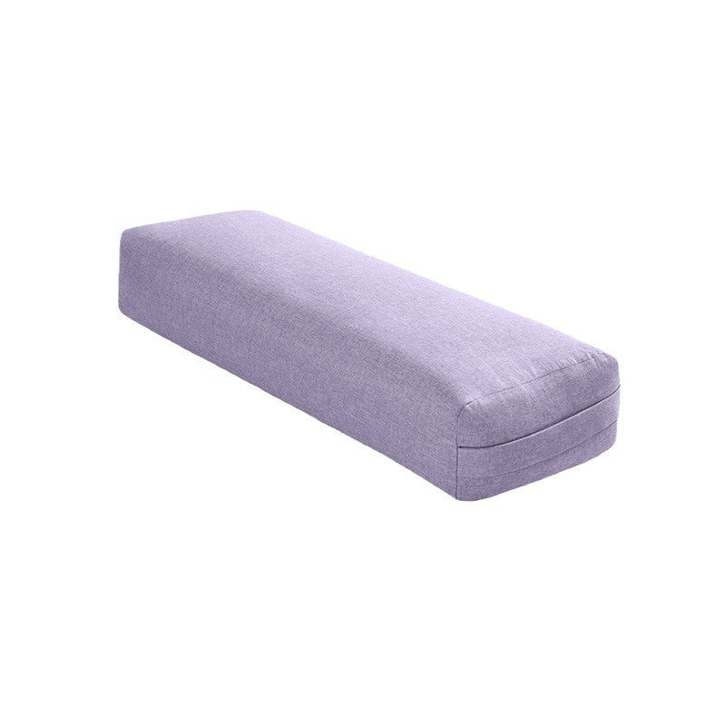 Large Rectangular Yoga Cushion Pastel Colors