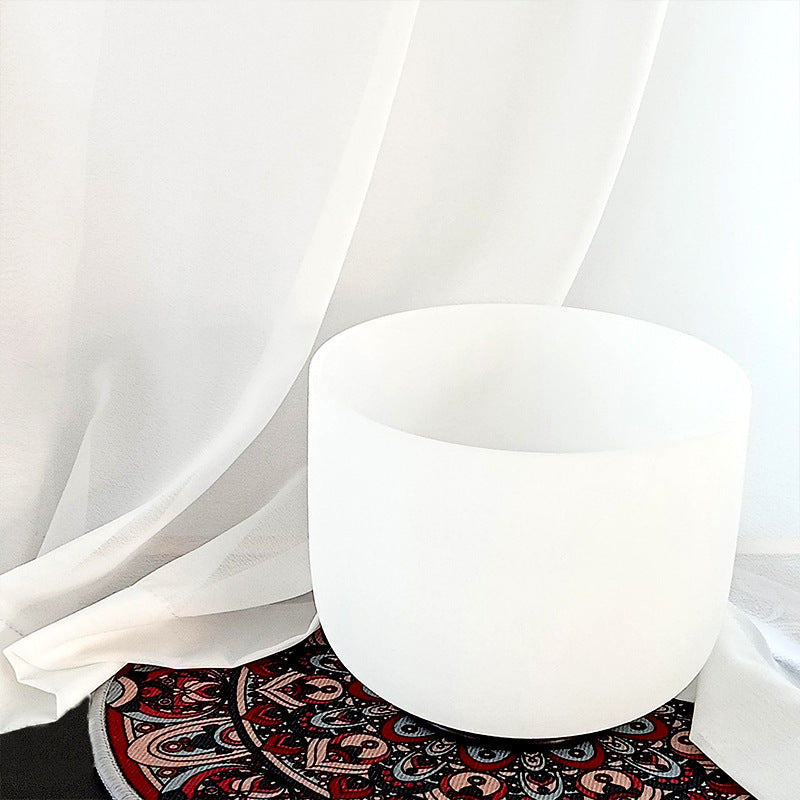 Large White Crystal Meditation Bowls