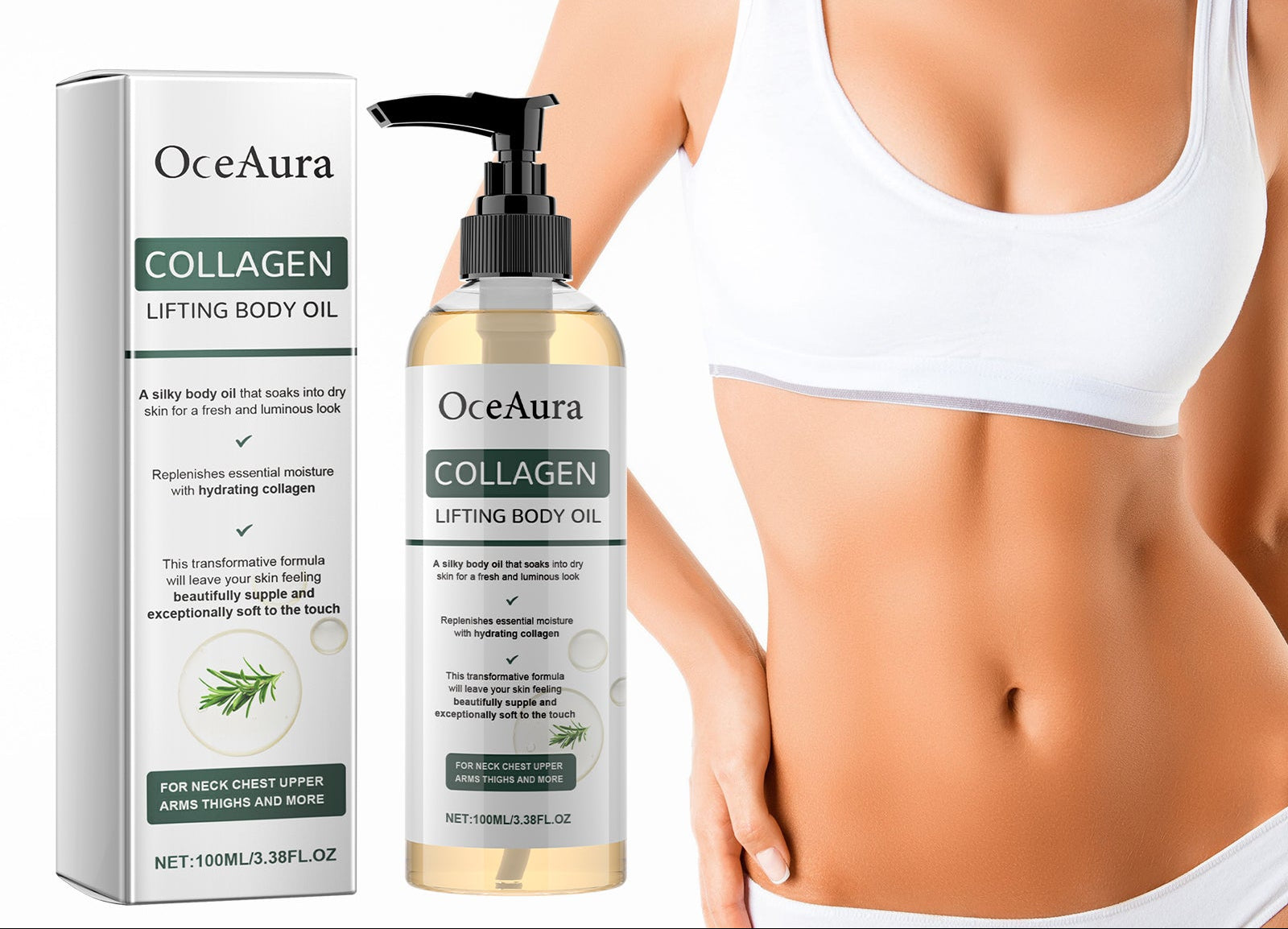 Collagen Lifting Body Oil - Moisturizing and Firming