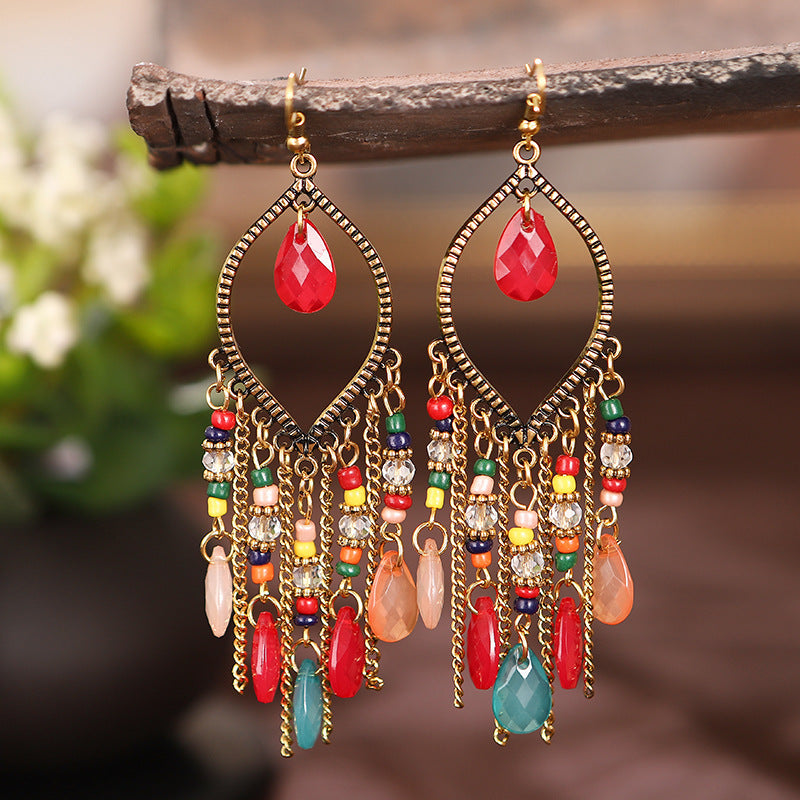 Long Tassel Earrings for Women