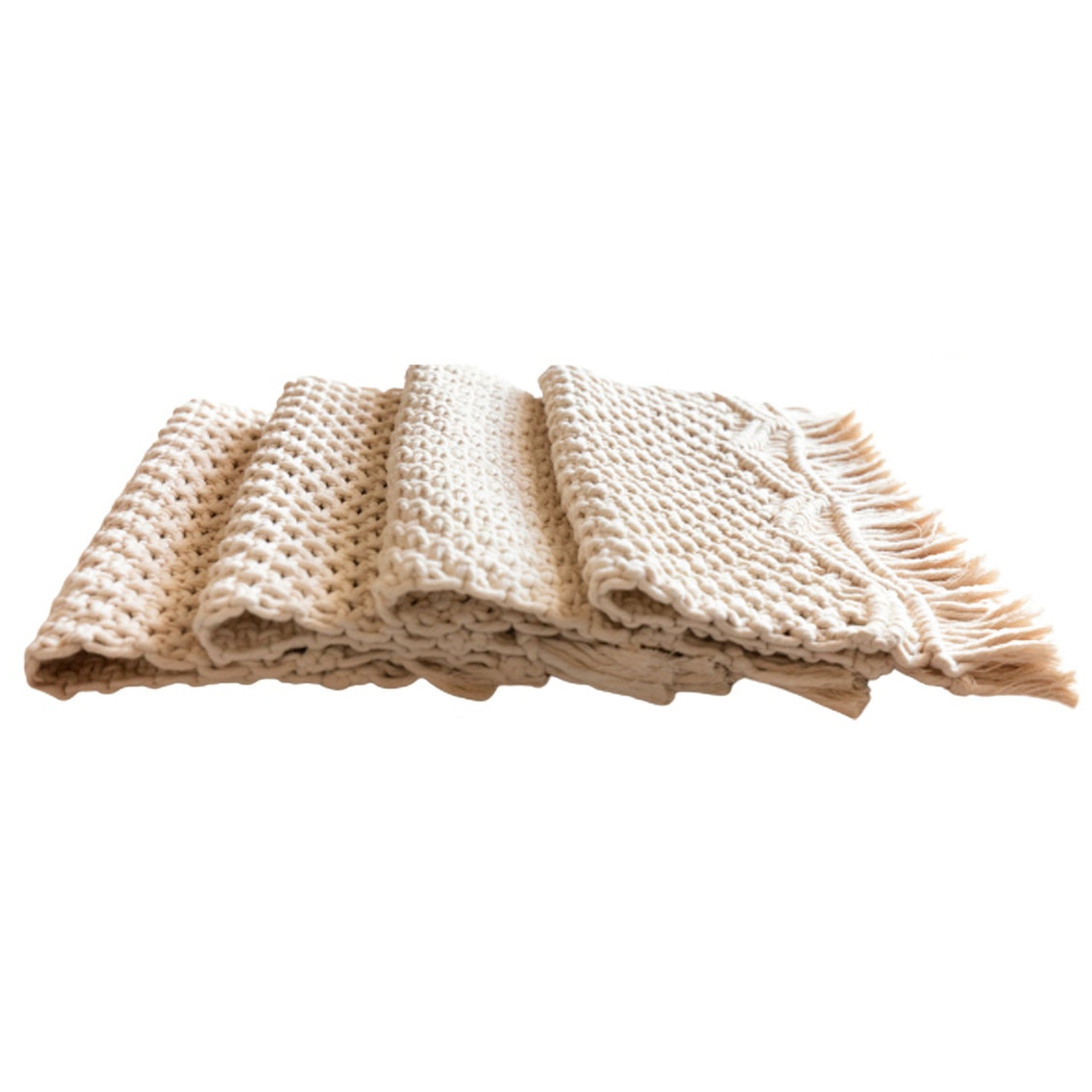 fringe Macrame Rectangular Boho Placemat