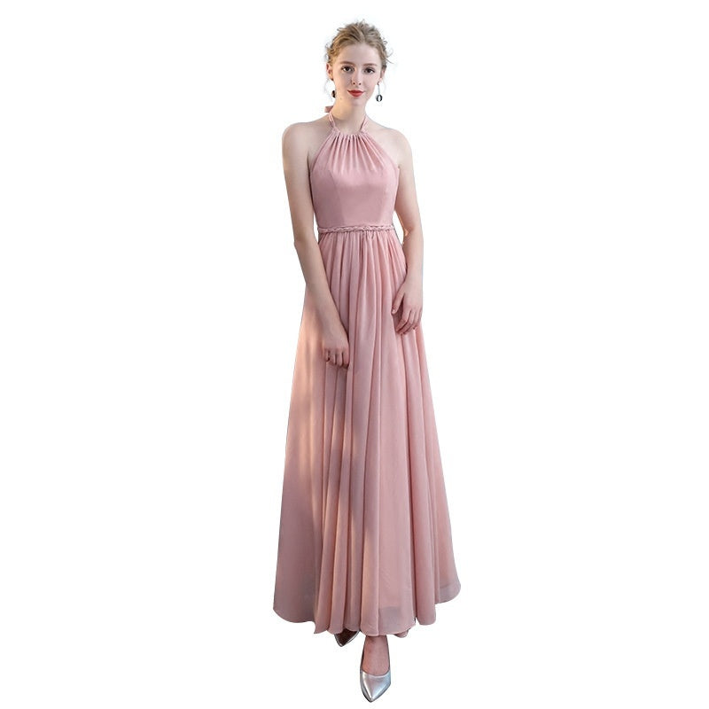 halter Matching Boho Bridesmaid Dresses